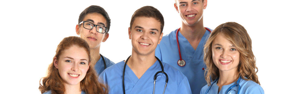 a group of medical professionals having a photo